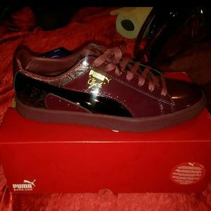 Men brand new cylde burgundy pumas size 9